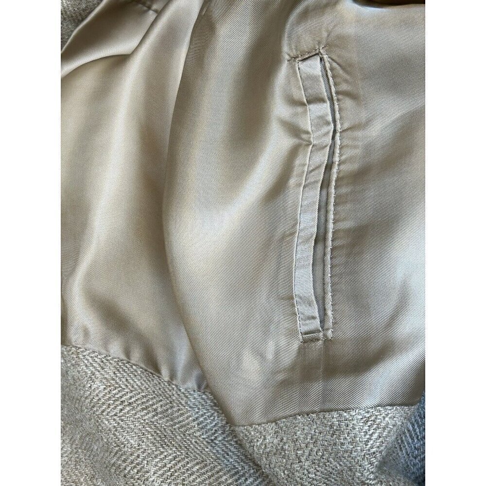 Vintage Linen Silk Blazer Mens 42 Cambridge Classics Mervyns Jacket Sport Coat - Picture 6 of 15